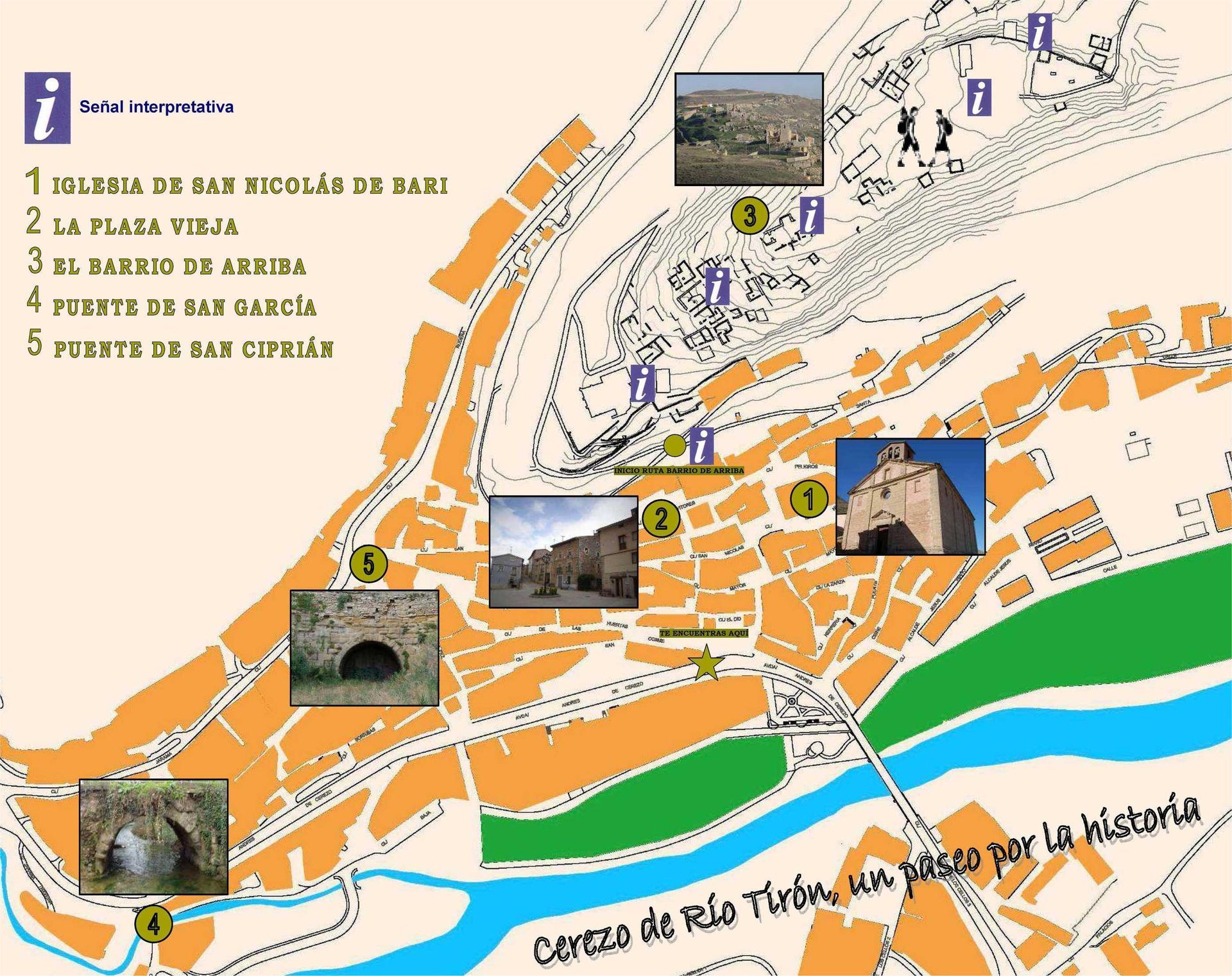 Mapas de Rutas por Cerezo de Río Tirón