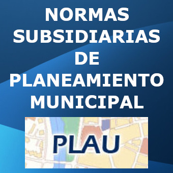 Fotografía con el texto 'normas subsidiarias de planeamiento municipal'
