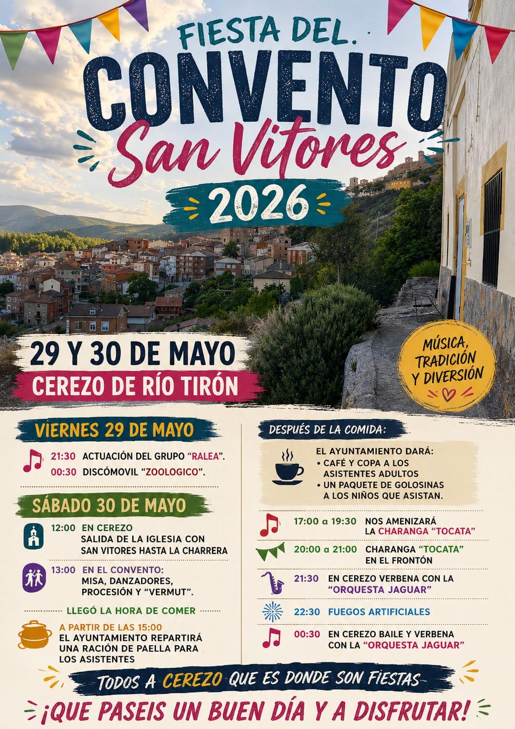 ROMERIA CONVENTO DE SAN VITORES 29 Y 30 MAYO 2026